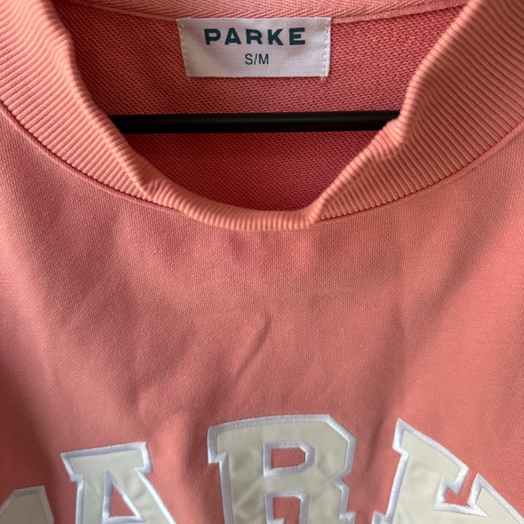 Parke Jean Heart Varsity Mockneck Sizes: S/M - Picture 3 of 5